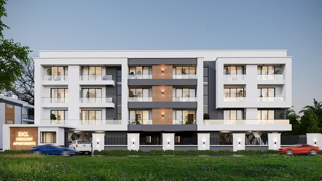 Crescent architectural visualisation